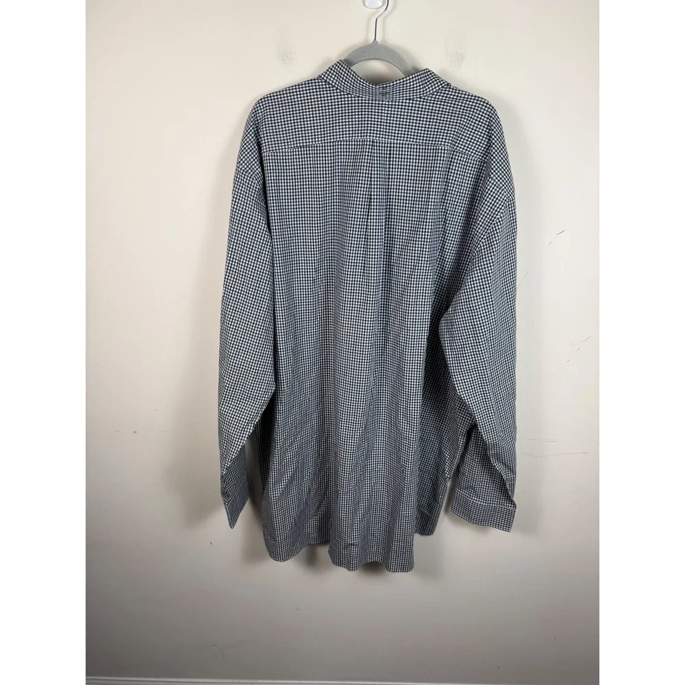Polo‎ Ralph Lauren 3XLT Green Gingham Stretch Button Down Shirt NEW Big & Tall